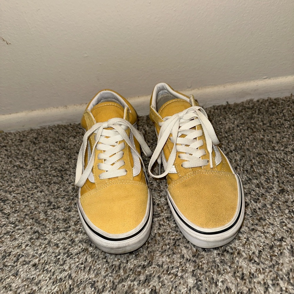 Vans Women’s Bright Yellow Sneakers - Picture 2 of 9